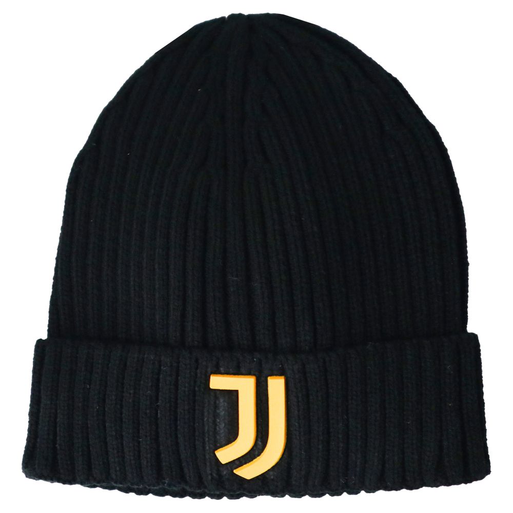 Zuccotto acrilico logo giallo juventus