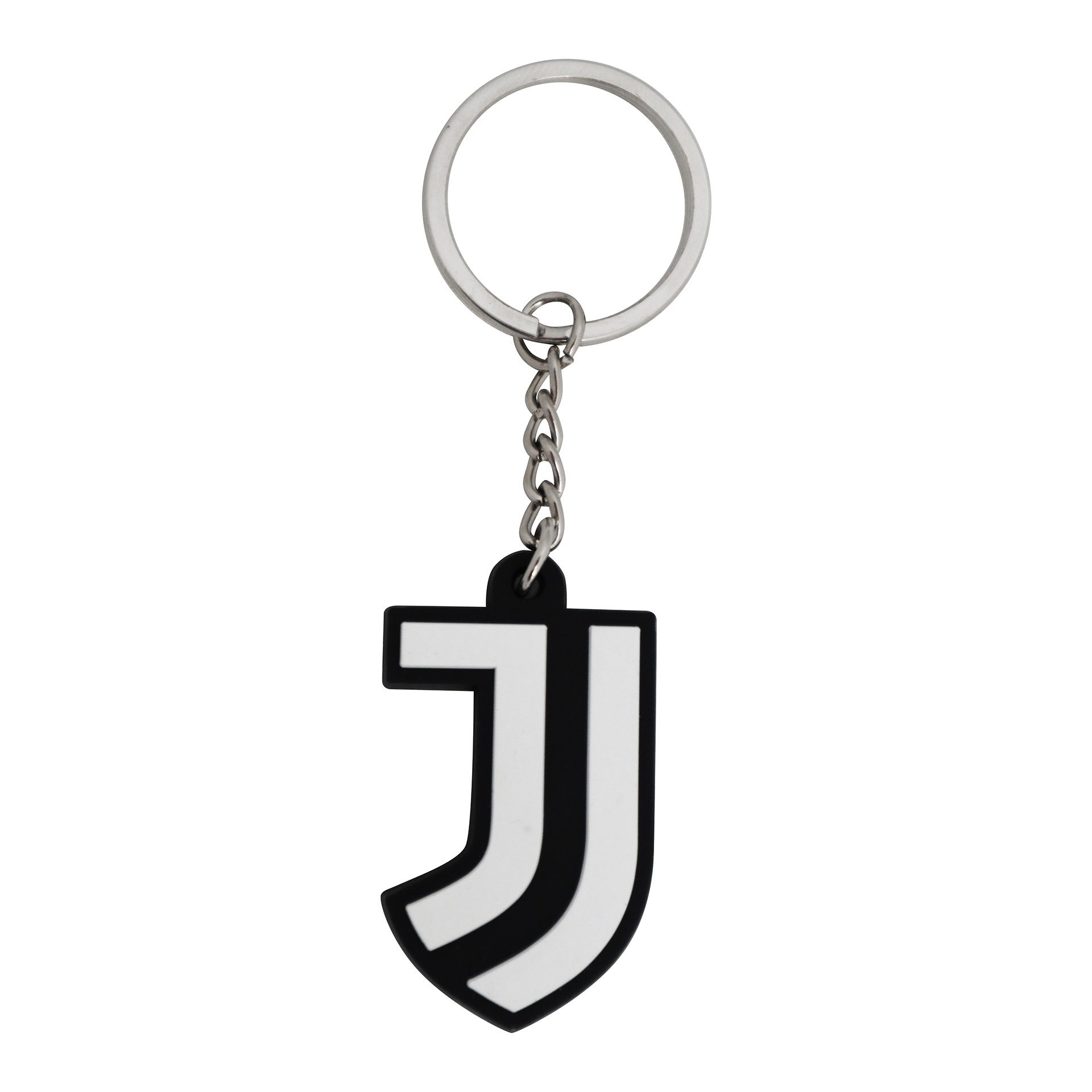 3769 Ju1114 Portachiavi Gomma Morbida Logo Ufficiale Juventus
