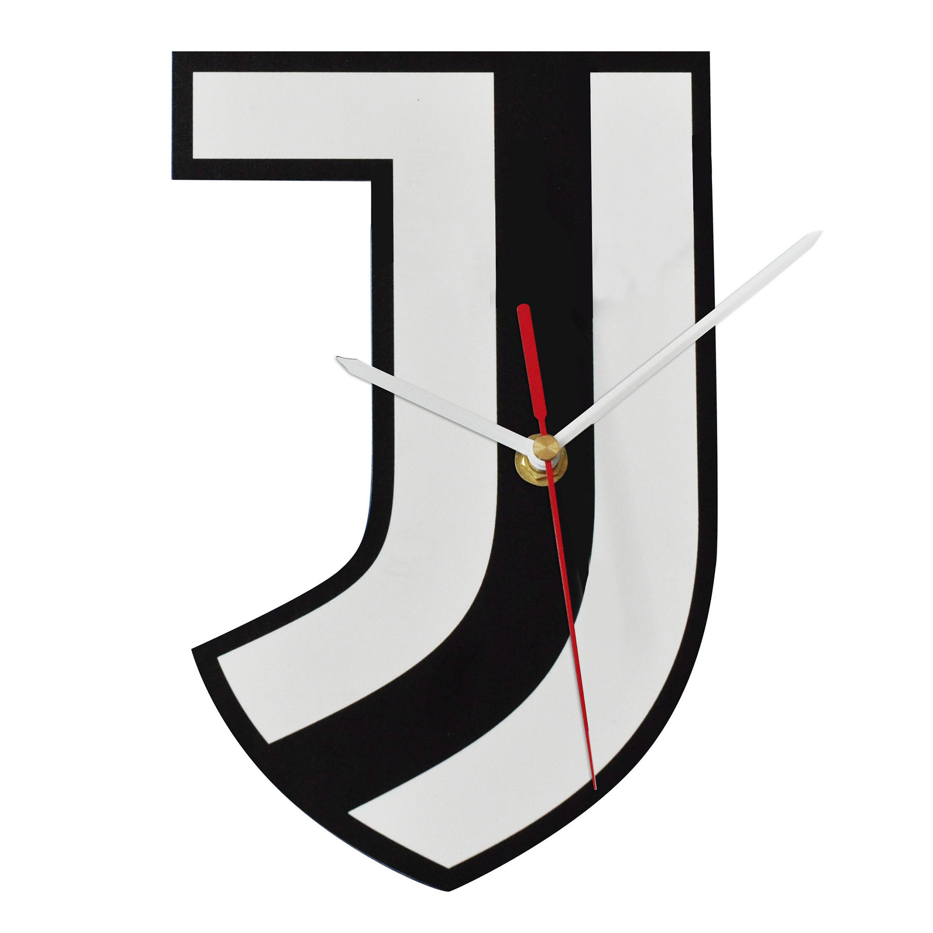 3795 Juor03 Orologio Da Parete In Plexiglass 1897 Juventus 14x26