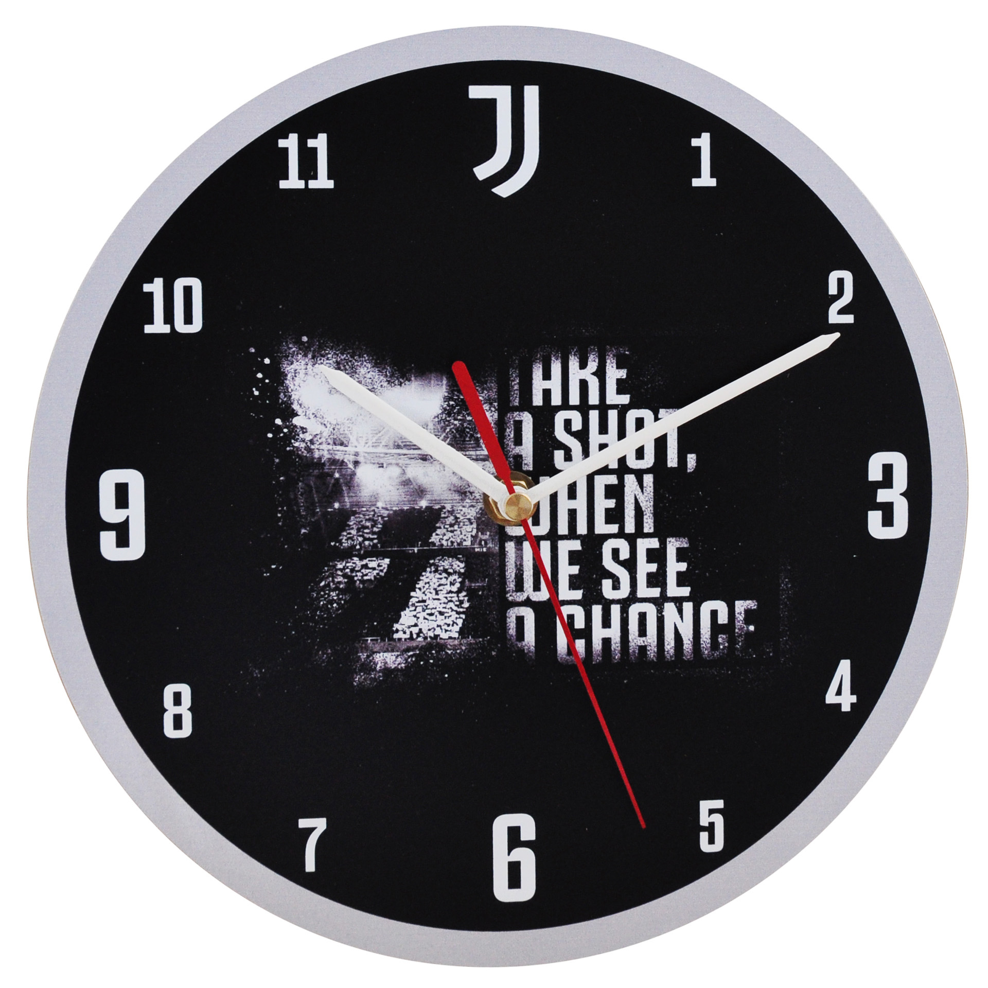 3796 Juor04 Orologio Da Parete Rotondo In Plexiglass Juventus Diametro 24