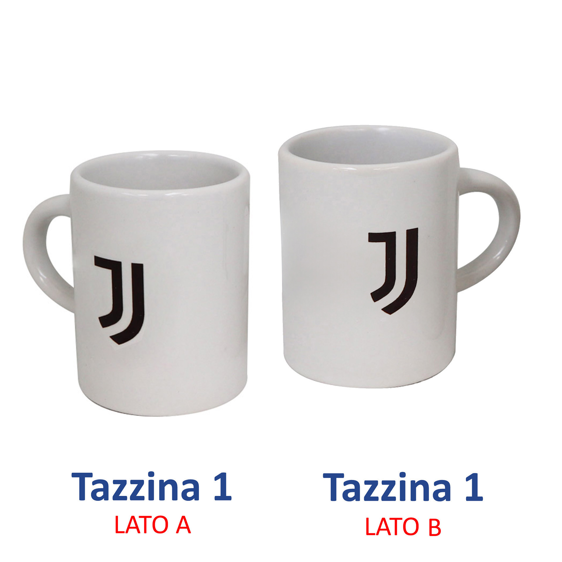 Set 2 tazzine juventus