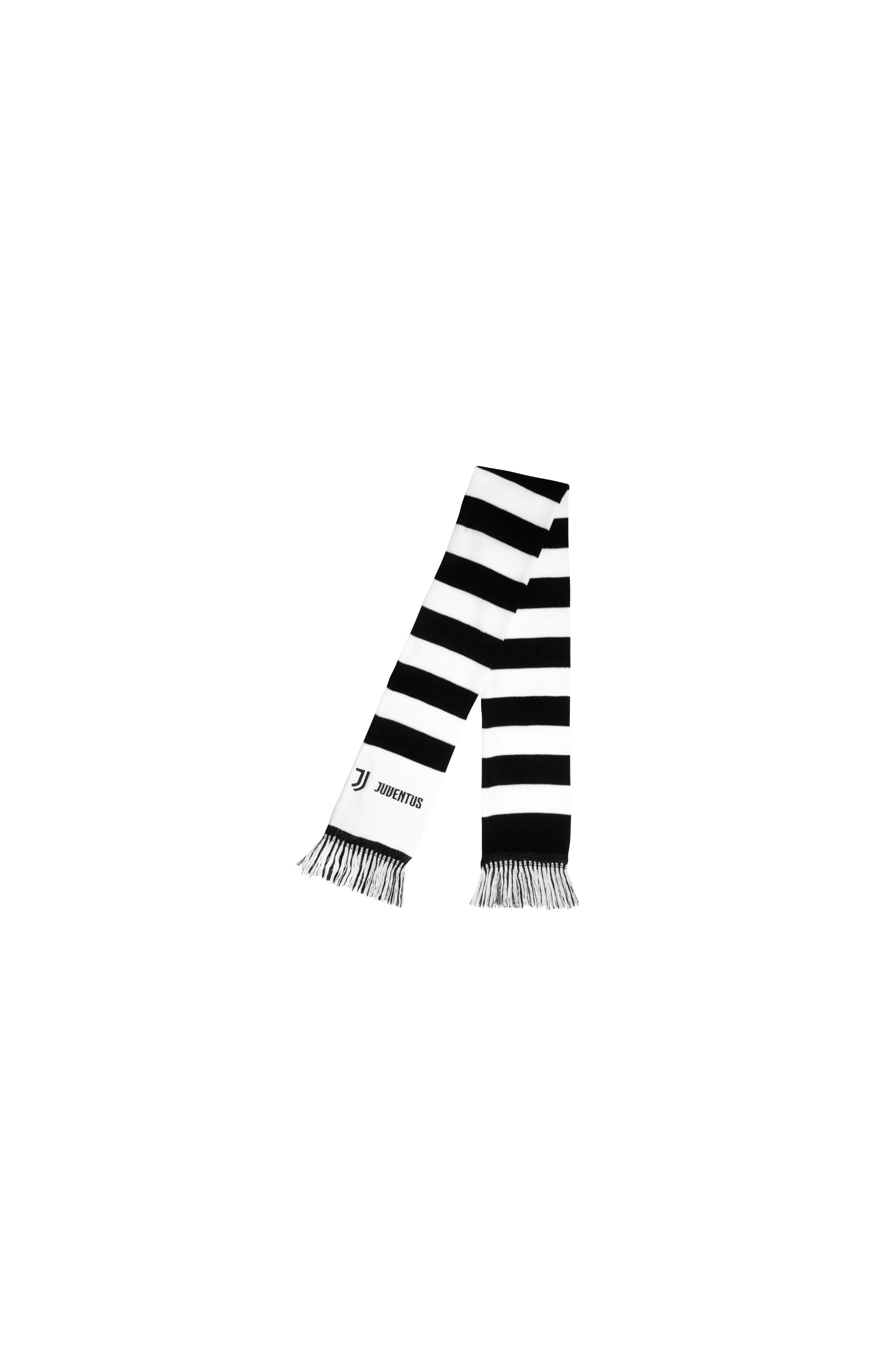 Sciarpa Juventus Tubolare Riga Bianco Nera