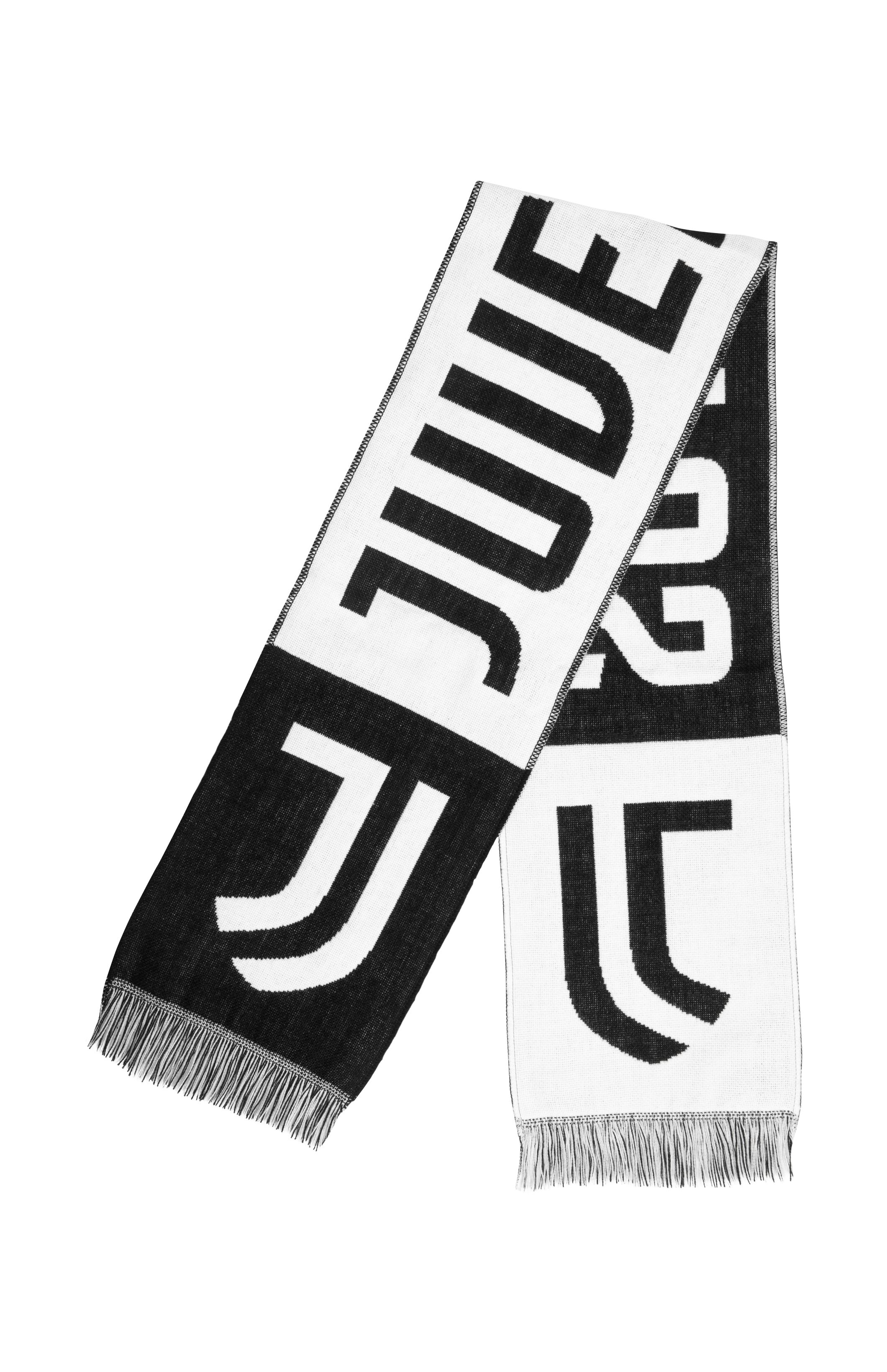 Sciarpa Juventus Biano E Nera