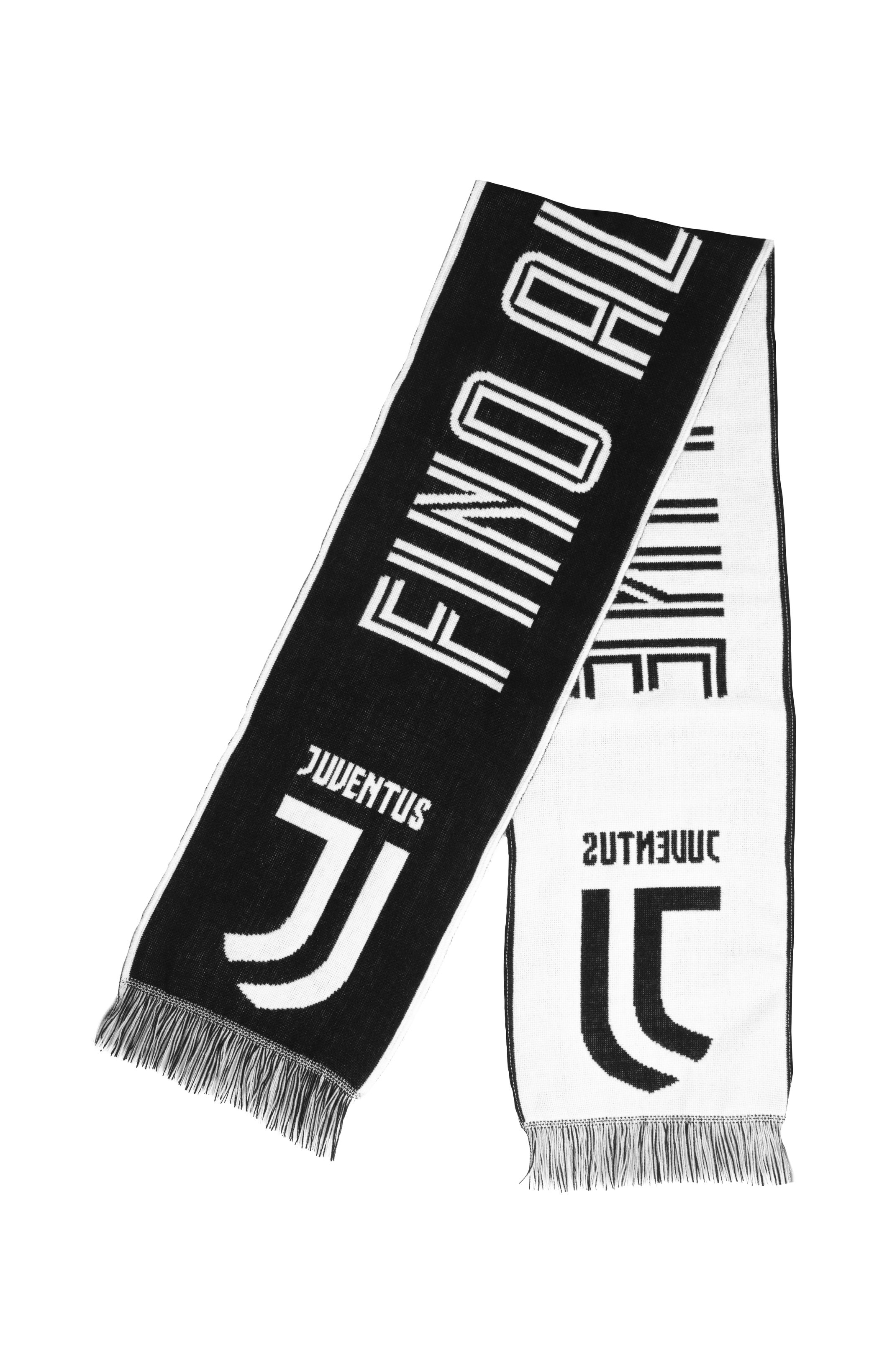 Sciarpa Juventus Fino Alla Fine Nera