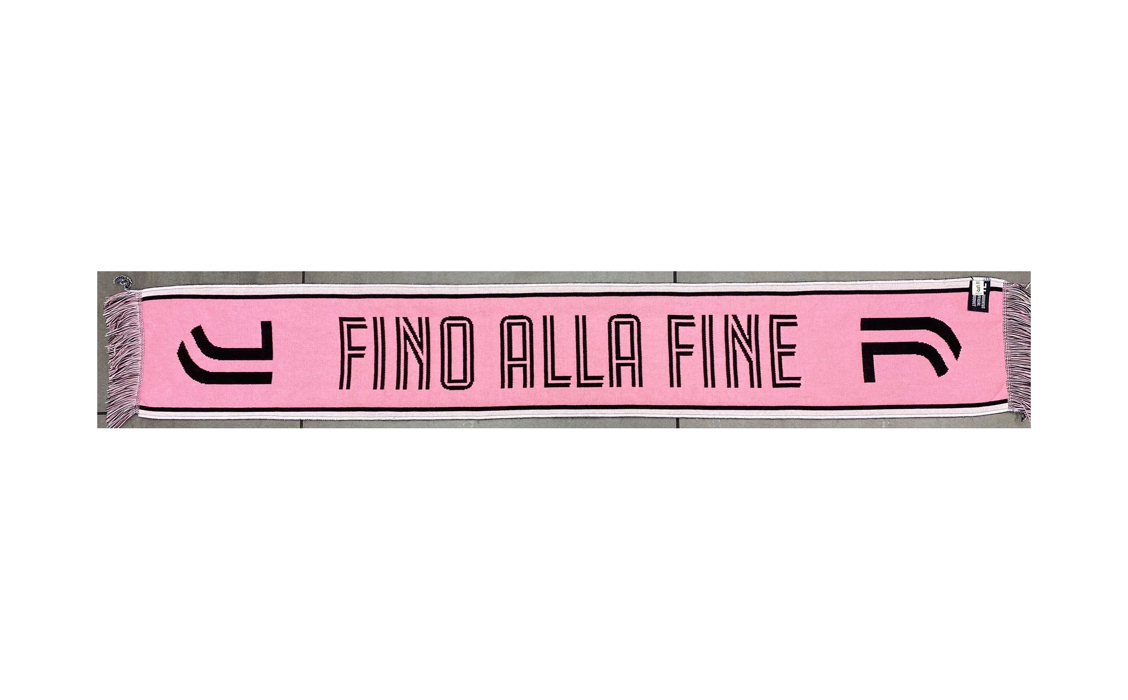 Sciarpa Juventus Fino Alla Fine Rosa 2
